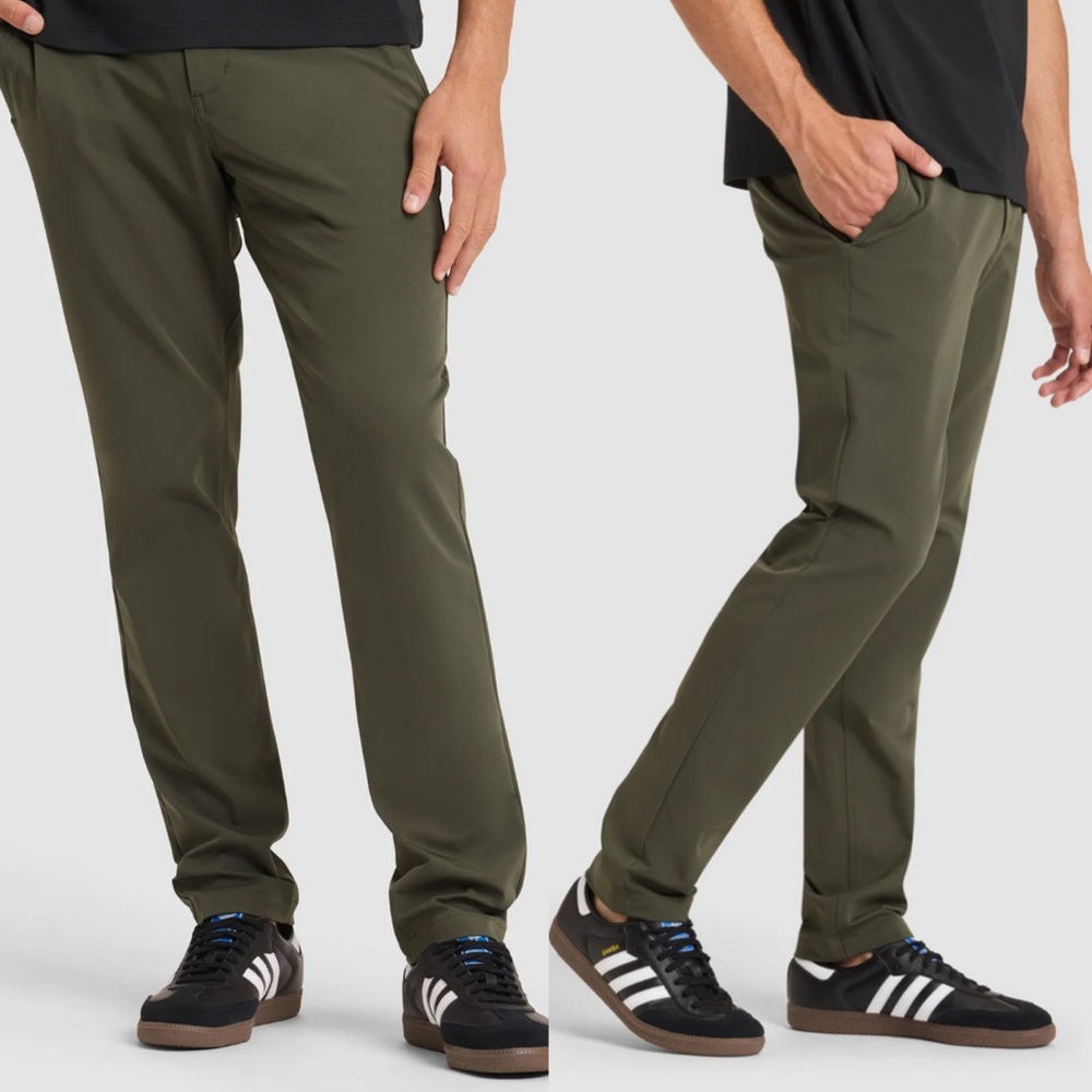 Cozy Earth Everywhere Pant 34” Olive Green Stretch Athletic Preppy Work Mens 32